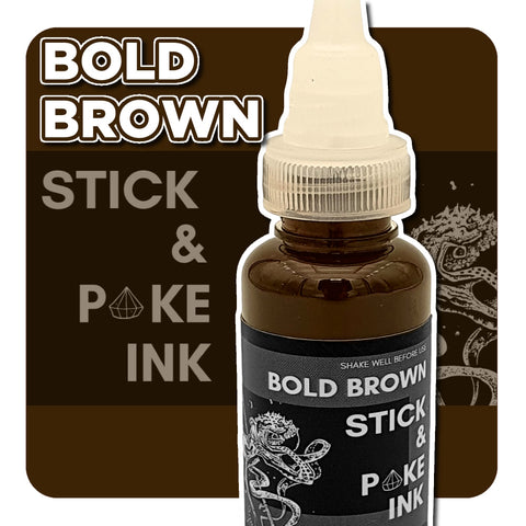 Bold Brown - Stick & Poke Tattoo Ink