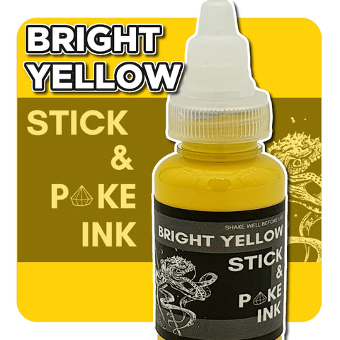Bright Yellow - Stick & Poke Tattoo Ink