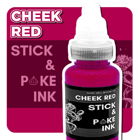 Cheek Red - Stick & Poke Tattoo Ink