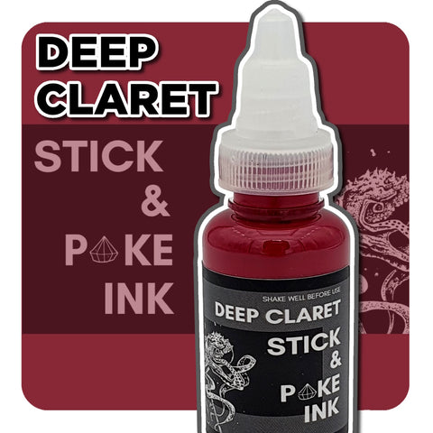Deep Claret - Stick & Poke Tattoo Ink