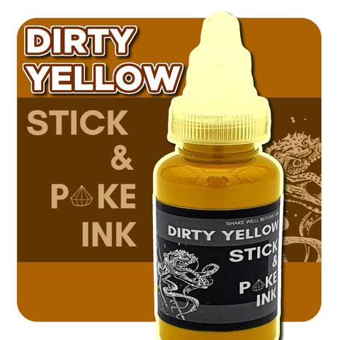 Dirty Yellow - Stick & Poke Tattoo Ink