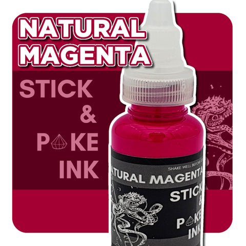 Natural Magenta - Stick & Poke Tattoo Ink