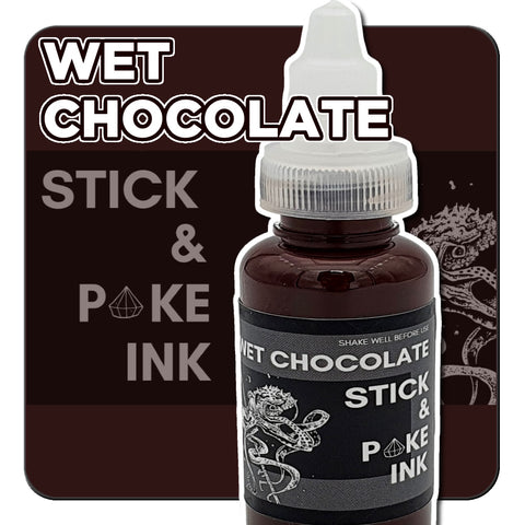Wet Chocolate - Stick & Poke Tattoo Ink